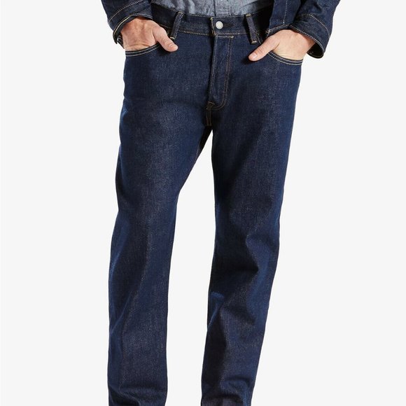 501® Original Levis® Fit Men's Straight Leg Button Fly Jeans (Rose Stretch2331) - Picture 1 of 3
